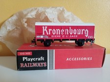 Playcraft/JOUEF, HO, Wagon couvert frigorifique, 2 essieux KRONENBOURG, Réf P626