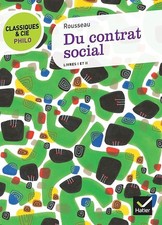 Classiques & Cie Philo - Du contrat social: livres I et II - Rousseau, Jean-Jacq
