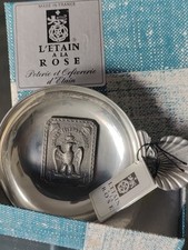 tastevin Lignes Télégraphique Aigle Royal Œil Franc Maçon Surveillant Étain Rose