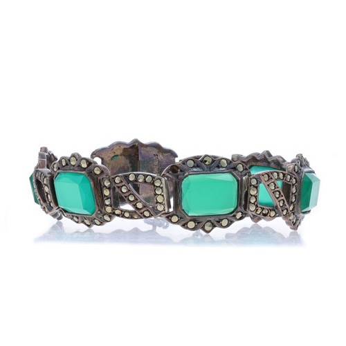 Argent sterling vert - argent,