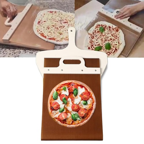 Pala pizza scorrevole pelle - pizza,
