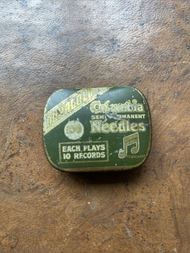 Boite aiguilles gramophone old - boite,