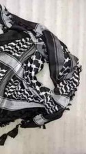 Palestine Shemagh Keffieh Beau Style Créateur Écharpe Lourd Coton Mélange
