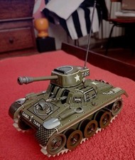 GAMME - TANK T.65 - Jouet en tôle années 50/60 - Fabriqué aux États-Unis...
