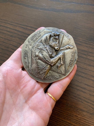 Médaille bronze argenté