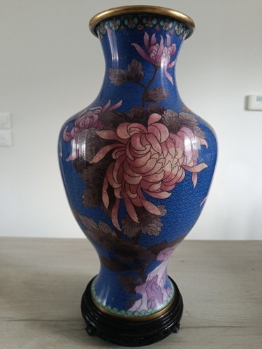 Vase balustre chinois