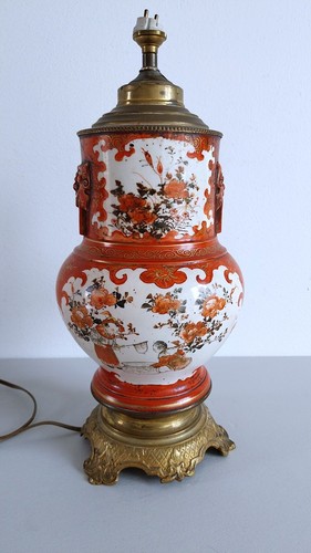 Japon meiji vase lampe - meiji,