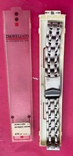 bracelet montre morellato acier paillasson type oyster   18 mm