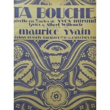 YVAIN Maurice Ta Bouche