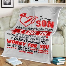 Nurse Blanket Gift for Son