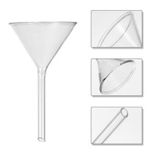  4 Pcs Verre Entonnoir Labo Petits Entonnoirs Verrerie De Laboratoire