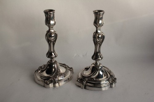Paire bougeoir style louis - paire,