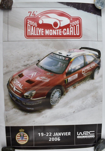 Affiche originale 74e rallye - affiche,