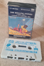 (K7) audio tape. the rolling stones "still life" American concert 1981