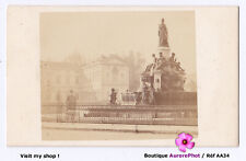 LE PUY-EN-VELAY, LA FONTAINE CROZATIER & LE MILITAIRE SPIRIT GHOST, CDV  -AA34