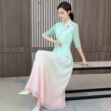 Femme Chinois Robe Longue