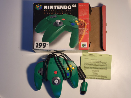 Manette n64 officielle verte - n64,