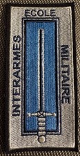 ECUSSON PATCH INTERARMES ECOLE MILITAIRE (ÉCU 91)