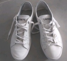 Sneakers Lacoste cuir blanc à lacet taille 38 Occasion 