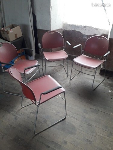 Lot fauteuils visiteur - 4,