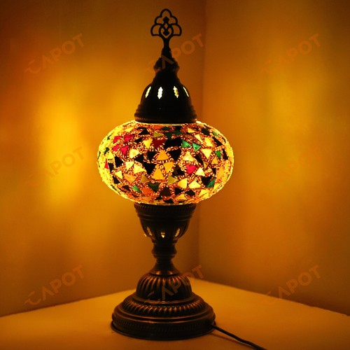 Lampe bureau mosaïque - lampe, de