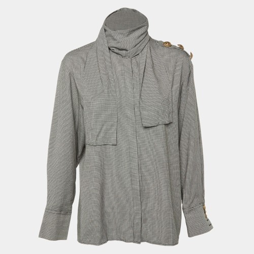 Chemise col cravate - à, crêpe