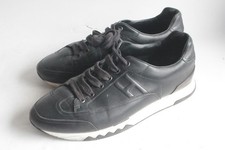 HERMES Chaussures baskets Trail cuir noir homme T43 (74544)