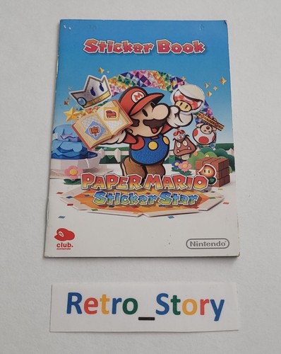 Sticker book paper mario - sticker,