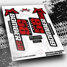 Autocollant compatible fourche