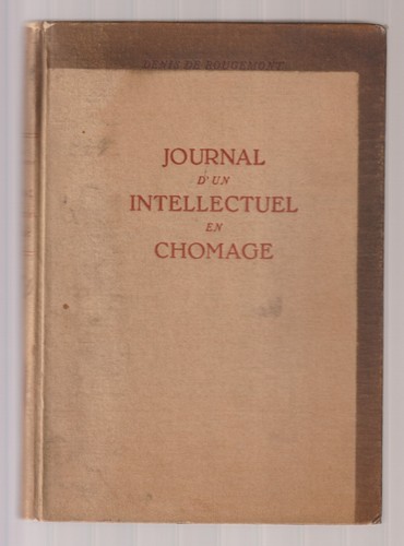 Denis rougemont journal - de,