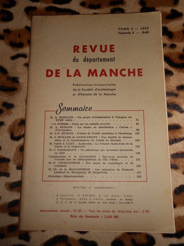 Revue manche tome n - revue, de