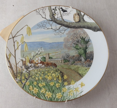 Ancienne assiette décor mars