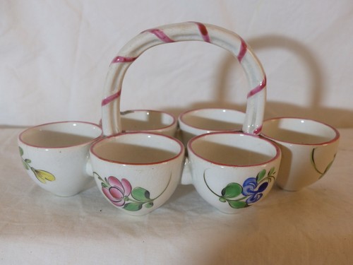 Coquetier faience ancienne - coquetier,