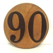 Ancien numéro 90 pour voiture