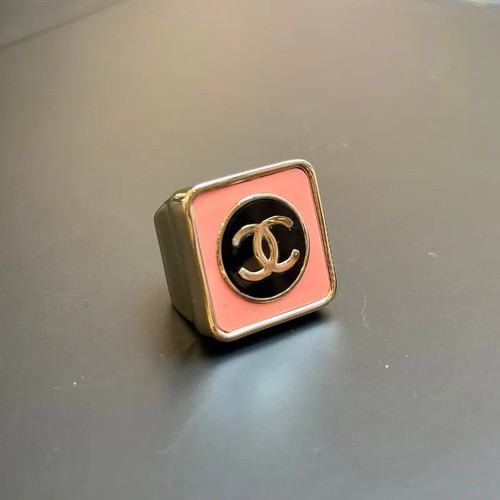 Bague carrée chanel métal - bague,