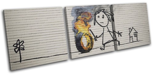 Banksy graffiti school street - graffiti,
