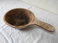 Ancien Caquelon, Casserole en terre cuite, Diable 19cm de diamètre