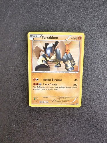 Carte pokémon terrakium 98 - carte, 63/98