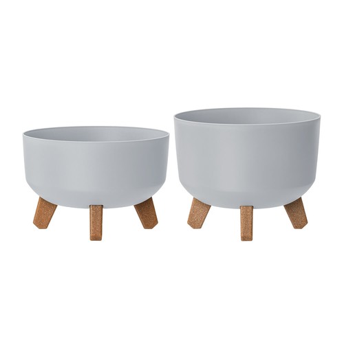 Ensemble pots fleurs - de,