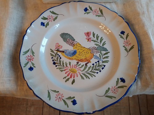 Assiette decor oiseaux keller - decor,