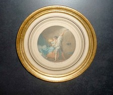 Gravure ronde Le verrou de