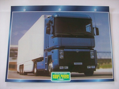 Carte fiche camion tracteur - camion,