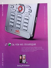 SONY ERICSSON vintage phone Print Ad ! " Walkman W880 Phone "