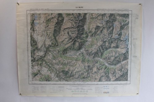 Ancienne carte ign mure - ancienne,