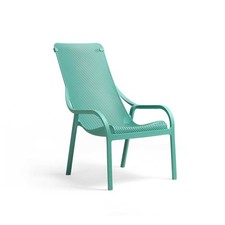 Fauteuil Net Lounge Vert Saule Nardi Meubles Extérieur Jardin Design