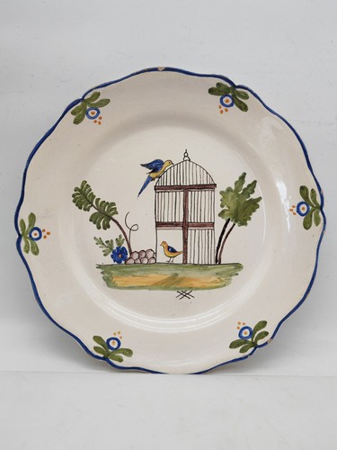Ancienne assiette faïence - ancienne,