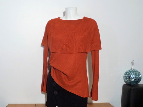 Pull orange avec son - avec,