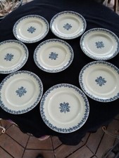 8 Assiettes Plates Terre de