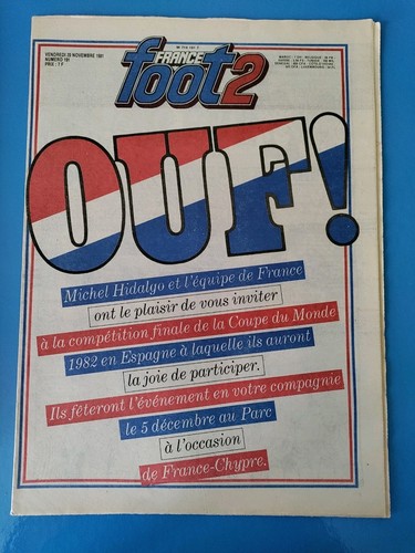 France mundial 82 - la,