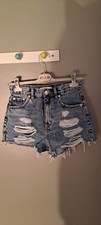 Short jean troué - short,